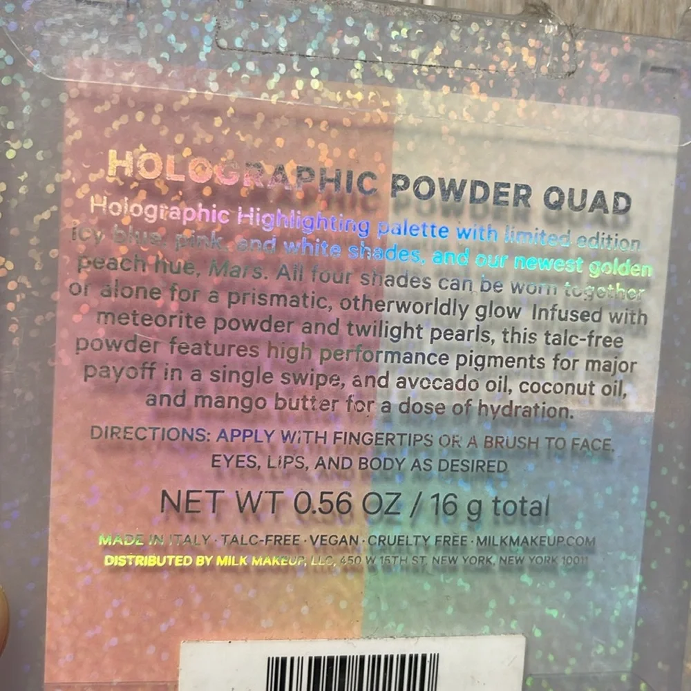 Milk Makeup Holographic Powder Quad Eyeshadow in Space Jam